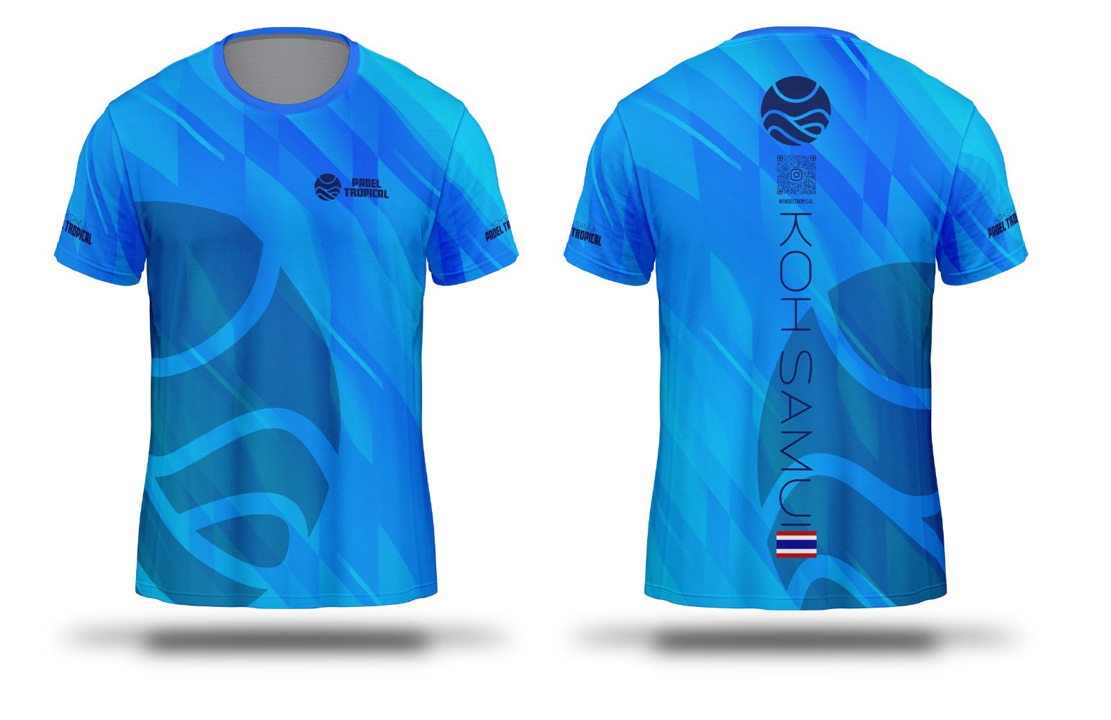 Ocean Blue Jersey — Padel Tropical apparel