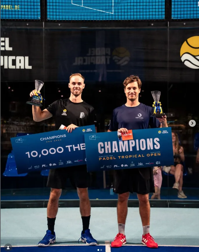 Players competing in a weekly padel tournament at Padel Tropical