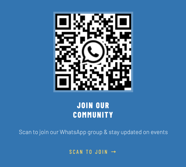 QR code to join Padel Tropical WhatsApp community group